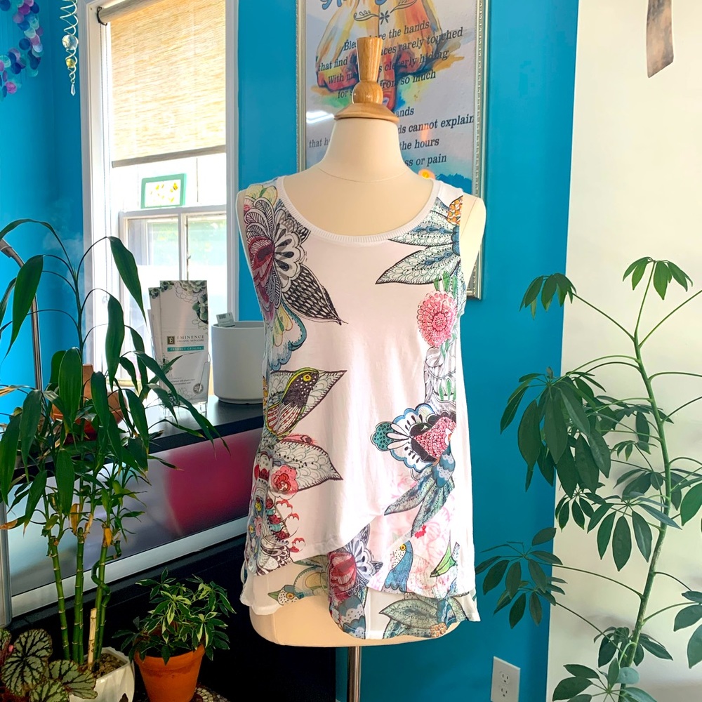 Desigual Tank. Size Medium
